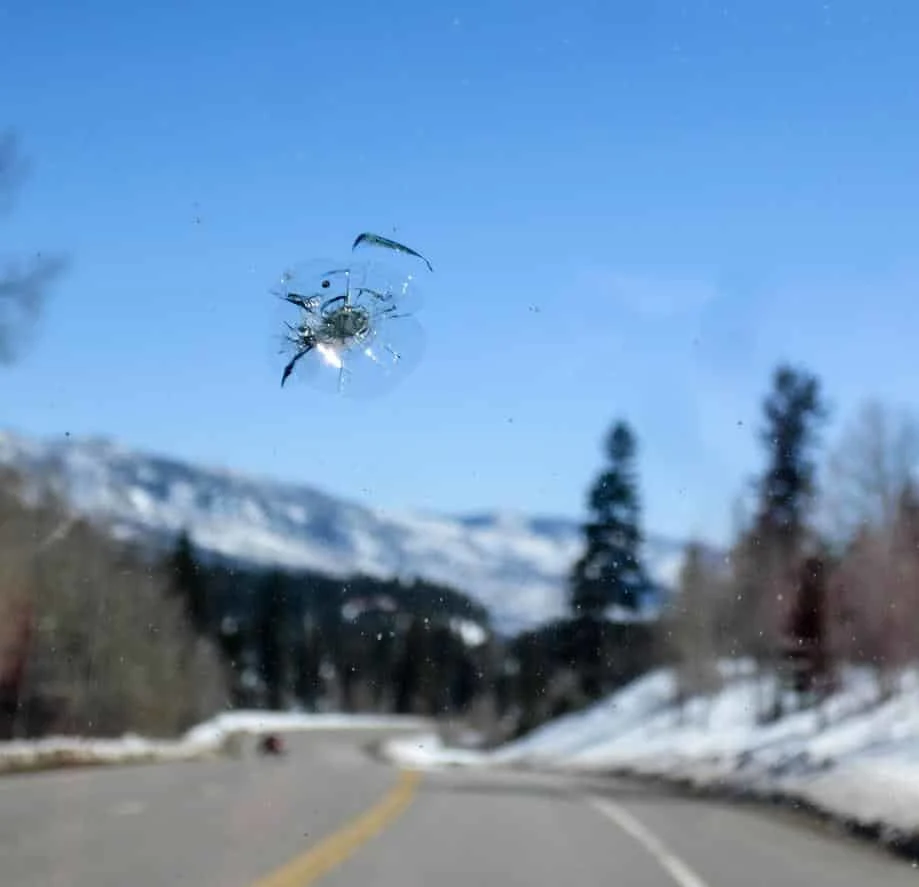 windscreen chip damage